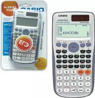 Инженерный калькулятор Калькулятор инженерный CASIO FX-991ES PLUS-2SETD (162х77 мм), 417 функций, двойное питание, сертифицирован для ЕГЭ, FX-991ESPLUS-2S
