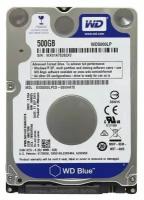 WD Жесткий диск/ HDD WD SATA3 500Gb 2.5" Blue 5400 RPM 128Mb 1 year (analog WD5000LPCX)