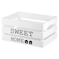 Ящик деревянный Sweet Home M белый