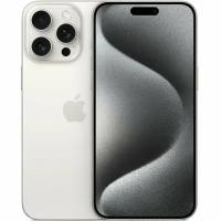 Apple iPhone 15 Pro Max 1TB Dual: nano SIM + eSim titanium white (титановый белый)