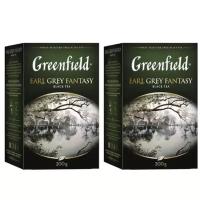 Чай черный Greenfield Earl Grey Fantasy 200 грамм 2 штуки