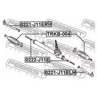 Тяга рулевая, 0222J11E FEBEST 0222-J11E