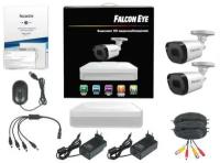 Falcon Eye FE-104MHD KIT Light SMART Комплект видеонаблюдения 4-х канальный гибридный(AHD,TVI,CVI,IP,CVBS) регистратор; Видеовыходы: VGA;HDMI; Видеовх