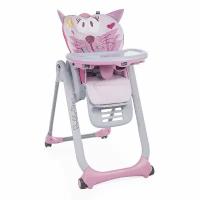 Стульчик для кормления Chicco Polly 2Start, расцветка Miss Pink