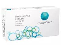 Контактные линзы CooperVision Biomedics 55 Evolution Asphere (6 линз / 8.6 / -4.5)