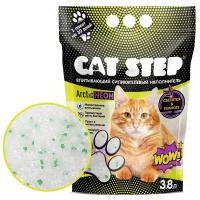 Cat Step Наполнитель впитывающий силикагелевый Arctic Neon, 3,8 л