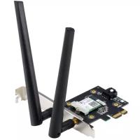 ASUS Сетевое оборудование Сетевой адаптер WiFi + Bluetooth Asus PCE-AX3000 AX3000 PCI Express (ант.внеш.съем) 2ант