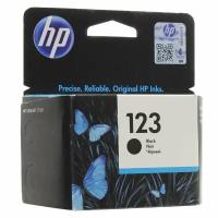 Картридж струйный HP (F6V17AE) Deskjet 2130, №123, чёрный, оригинальный, ресурс 120 стр., 362197