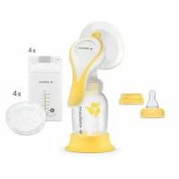 Молокоотсос ручной Harmony комплектация Flex Essentials Pack с принадлежностями Medela/Медела