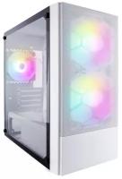 Корпус 1stPlayer Firebase X4-M без БП (X4-M-WH-2F1P-W-1F1-W) RGB белый