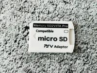 Адаптер переходник Play Station Vita для Micro SD на SD2VITA Henkaku с кейсом