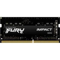 Оперативная память Kingston SO-DIMM DDR4 16Gb 3200MHz pc-25600 FURY Impact Black (KF432S20IB/16)