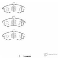 Колодки тормозные дисковые передн HY Elantra KASHIYAMA D11142M