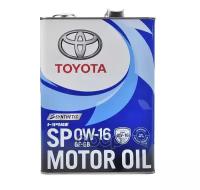 Масло Моторное Toyota Sp 0W-16 Гибрид (4Л.)(Аналог08880-12105) 08880-13105 TOYOTA арт. 0888013105