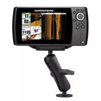 RAM-202-24-202U крепление RAM Drill-Down для Humminbird Helix 7 и др. муфта 140 мм, площадка 5х10 см (2х4)