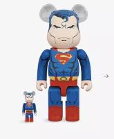 Набор фигурок Bearbrick Superman 100% и 400%