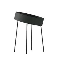 Кофейные столики в стиле COIN cocktail table by Roche Bobois (черный высокий 40*58 см)