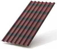 Черепица Ондулин NEW (3,3мм) цвет красный (новое качество: толщина 3,3 мм, усиленный краситель), Цвет Красный