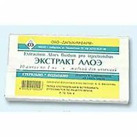 Алоэ экстракт жидкий раствор для п/к введ. 1мл 10шт