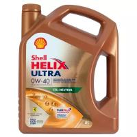 Моторное масло Shell Helix Ultra 0W40 синтетическое 5л