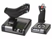 Джойстик Logitech G Saitek X52 Pro Flight Control System 945-000003