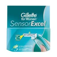 Сменные кассеты Gillette for Women Sensor Excel, 2 лезвия, 5 шт