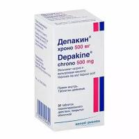 Депакин Хроно таблетки п/о плен. пролонгированного действия 500мг 30шт