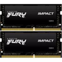 Kingston Fury Impact DDR4 SO-DIMM 3200MHz PC25600 CL20 - 32Gb KIT (2x16Gb) KF432S20IBK2/32