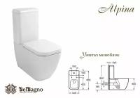 Унитаз BelBagno Alpina BB10100CP