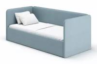 Кровать-тахта с большой боковиной Hoff Leonardo, 80х180 см, цвет голубой