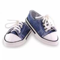 Petitcollin Blue Canvas Shoes (Джинсовые кеды для кукол Петитколин 28 см)