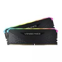 Модуль памяти DDR4 Corsair Vengeance RGB RS 32GB (2x16Gb) 3600MHz CL18 (18-22-22-42) 1.35V / CMG32GX4M2D3600C18 / Black