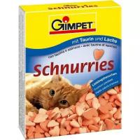 Gimpet Лакомство для кошек Gimpet Schnurries, витаминизированное со вкусом лосося, 420 гр