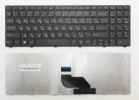 Клавиатура для ноутбука Pegatron A17HC черная с рамкой