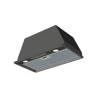 Встраиваемая вытяжка ELECTROLUX/ Полностью встраиваемая кухонная вытяжка, ширина 60 см, цвет: черный, управление слайдером