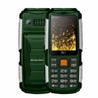 Сотовый телефон BQ 2430 Tank Power Green-Silver