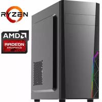 Компьютер PRO-1319534 AMD Ryzen 7 3700X 3600МГц, AMD X570, 16Гб DDR4, AMD Radeon RX 6600 XT 8Гб, HDD 2Тб, 600Вт, Midi-Tower