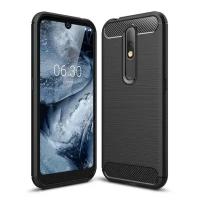 Чехол-накладка Carbon Fibre для Nokia 4.2 (черный)