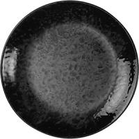 Тарелка мелкая «Нанокрем Блэк»;фарфор;D=250,H=25мм;черный, Kutahya, QGY - NNTS25DU890220