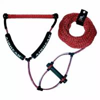 Kwik Tek Буксировочный фал для вейкборда Wakeboard Rope RED 4 секции