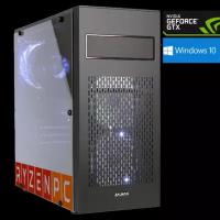 RyzenPC Компьютер RyzenPC 83318928 (Ryzen 5 3600, 16 Гб, SSD: 120 Гб, GTX 1660, WIFI, 500 Вт, Win 10 Home)