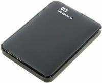 Внешний диск HDD 2.5'' Western Digital WDBUZG0010BBK-EESN 1TB Elements USB 3.0 черный