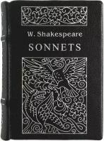 Миниатюрная книга в кожаном переплете. W.Shakespeare «Sonnets» (eng)