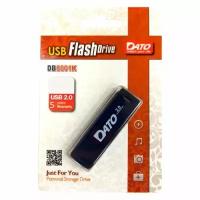 Флешка USB DATO DB8001 64ГБ, USB2.0, черный [db8001k-64g]