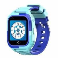 Детские умные часы Smart Baby Watch Wonlex CT11 GPS, WiFi, камера, 4G голубые (водонепроницаемые)