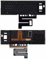 Клавиатура для ноутбука Asus ROG GX501 черная c подсветкой маленький Enter
