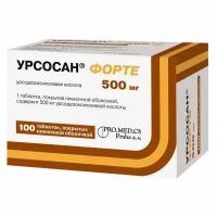 Урсосан Форте таблетки п/о плен. 500мг 100шт