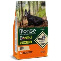 Monge Dog BWild Grain Free Mini Сухой беззерновой корм для собак мелких пород, мясо Утки с Картофелем 15кг