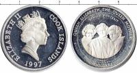 Клуб Нумизмат Монета 2 доллара Островов Кука 1997 года Серебро Елизавета II