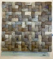 Мозаика кокосовая DTM 002 размер 330х330мм, 2 панели
